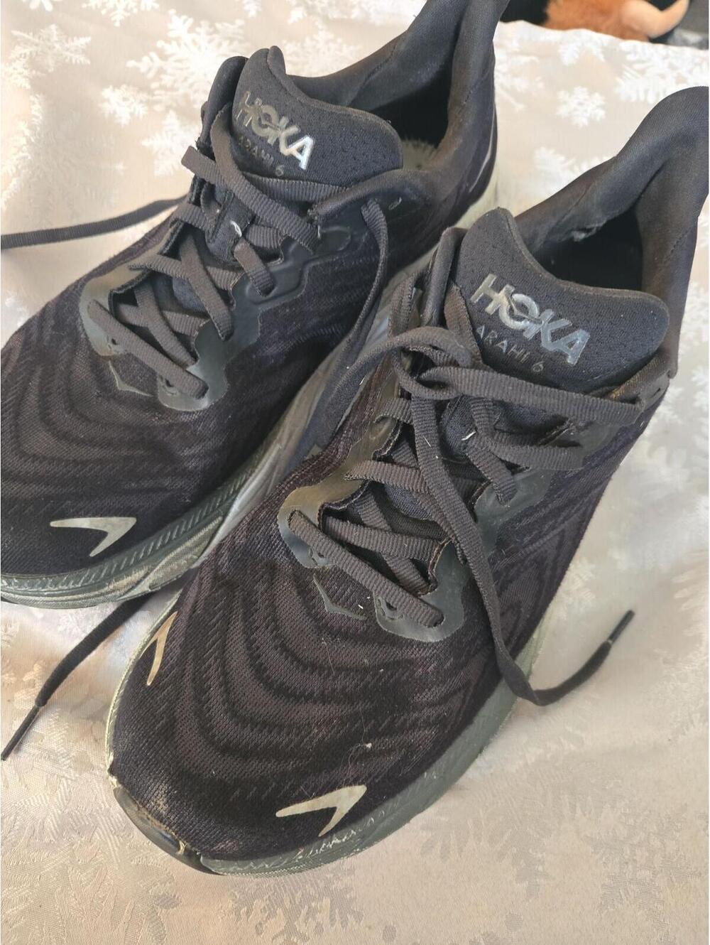 Hoka One One Arahi 6 Women's Road Running Shoes - Black - Size 9.5 - Picture 6 of 7